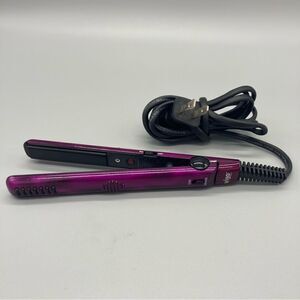 Mini Travel Size Flat Iron Hair Straightener EUC